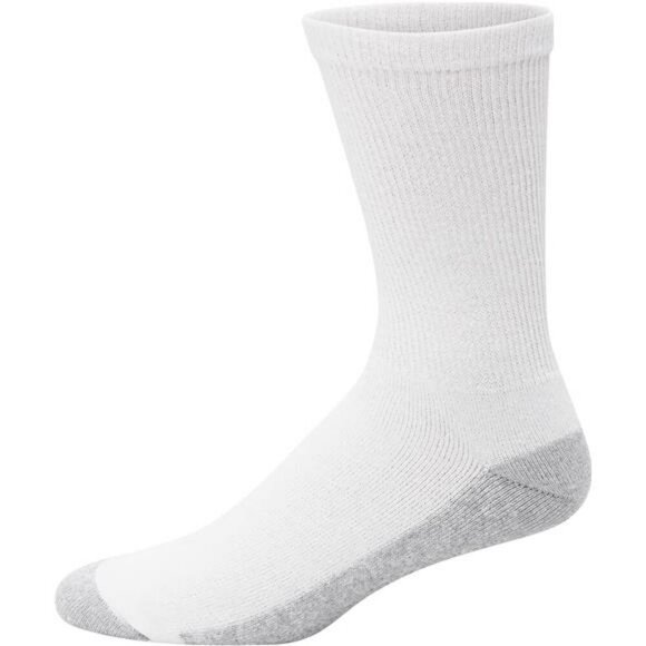 Hanes Mens Crew Socks 12 Pack Cushioned Double Tough Odor Moisture Wicking - Picture 3 of 7